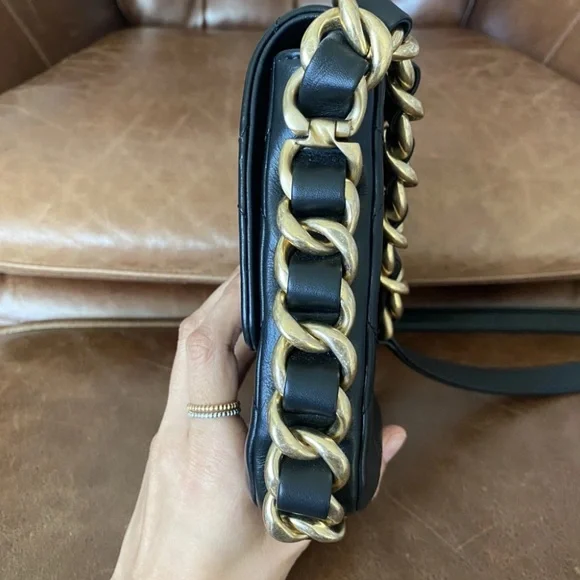*SOLD* Chanel Framing Chain Flap Bag Quilted Calfskin Small - Picture 7 of 15